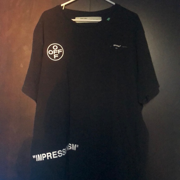 🔥OFF WHITE IMPERIALISM TEE PINK SIZE MEDIUM - Picture 2 of 3